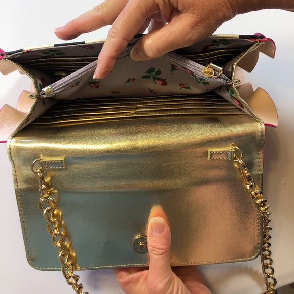 Betsey Johnson Clutch or Cross Body purse, bag - Picture 8 of 8